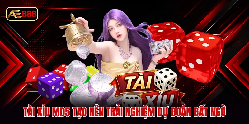 Tài xỉu MD5 tạo nên trải nghiệm dự đoán bất ngờ